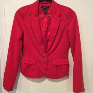 LUXE Arden B Red Blazer